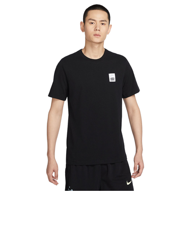 ナイキ（NIKE）Tシャツ バスケットボールウェア ショートスリーブ 5 半袖 黒 FN0804-010