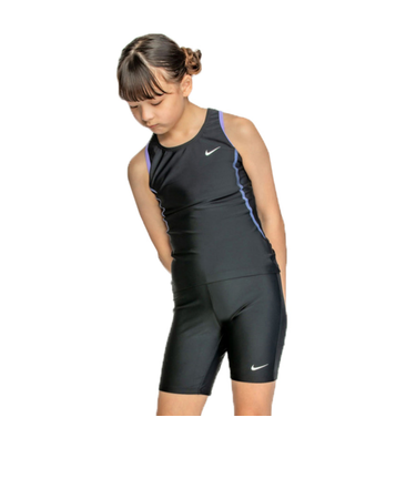 ナイキ（NIKE）スクール水着 ジュニア 女子 水泳 ガールズ セパレーツ 紫 120-170センチ 1991083-012 スポーツ 運動 小学生 中学生 …