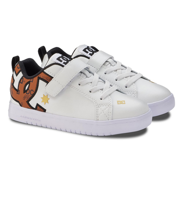 ディーシーシューズ（DC SHOES）ジュニアスニーカー シューズ COURT GRAFFIK LITE EV 24SPDK241602XWWC