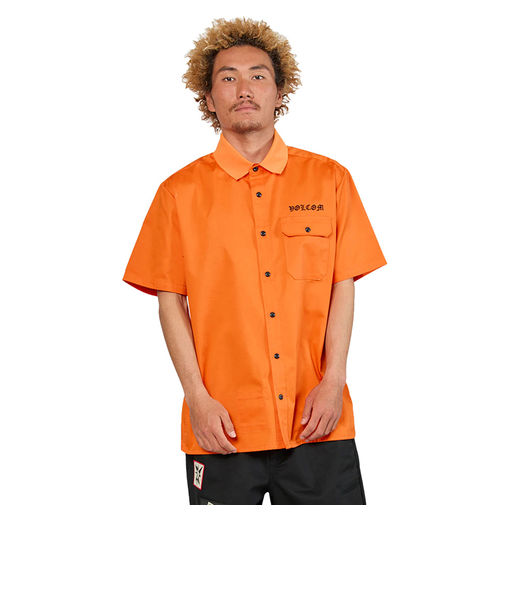 ボルコム（Volcom）TOKYO TRUE FEATURED ARTIST YUSUKE ポケット 半袖シャツ 24A0412416 ORG
