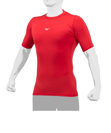 ミズノ(MIZUNO)野球 アンダーシャツ バイオギアローネック半袖Tシャツ 12JABC3162 速乾 UVカット