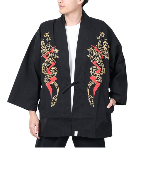 ドラゴンはんてんシャツ 792-4123003 BLACK