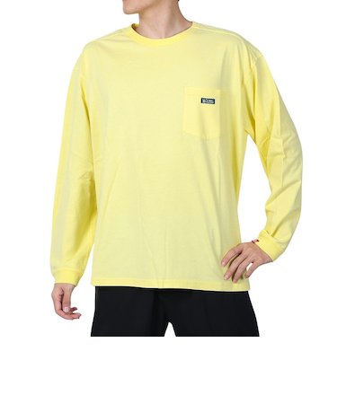 ベントロングスリーブTシャツ 792-4130003 YELLOW