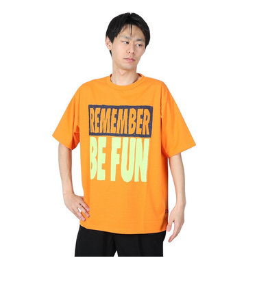 Tシャツ REMEMBER BE FUN 792-4134008 ORANGE