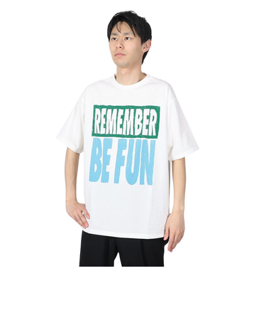 Tシャツ REMEMBER BE FUN 792-4134008 WHITE
