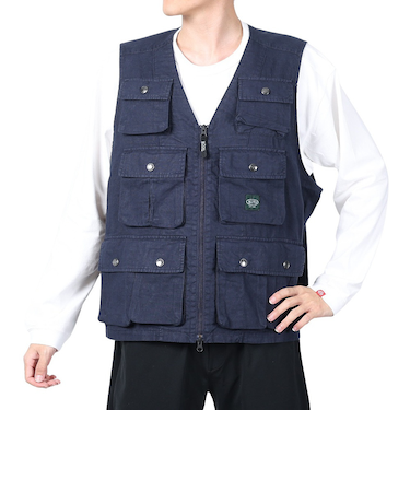 ヘンプポップベスト 792-4157003 NAVY