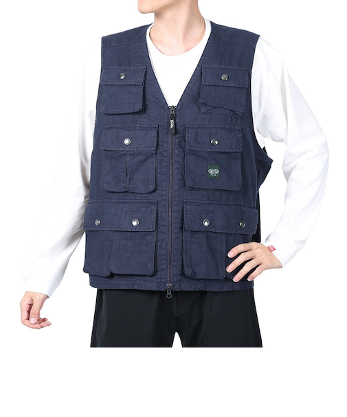 ヘンプポップベスト 792-4157003 NAVY