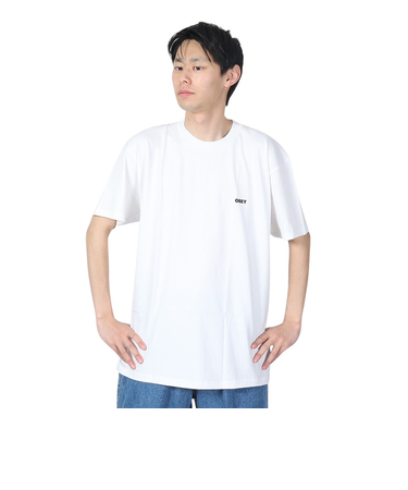 オベイ（OBEY）BOLD 2 半袖Tシャツ 165263016WHTO24P