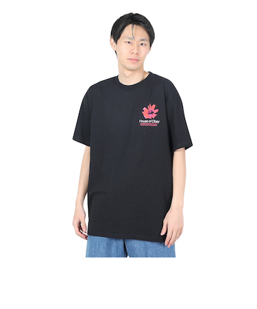 オベイ（OBEY）HOUSE OF OBEY FLORAL Tシャツ 165263709BLKO24P