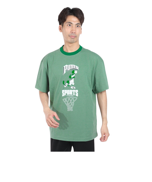 プーマ（PUMA）SUPER PUMA 半袖 Tシャツ 682825 44 KGRN