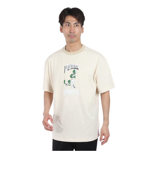 プーマ（PUMA）SUPER PUMA 半袖 Tシャツ 682825 87 BEG
