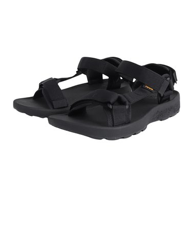 テバ（Teva）スポーツサンダル ハイドラトレックサンダル ブラック 1150510-BLK ストラップサンダル 軽量 速乾性 面ファスナー 抗菌