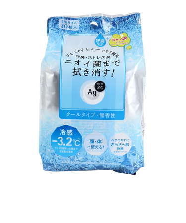 Ag24 クリアシャワーシート クール 無香性 30枚入