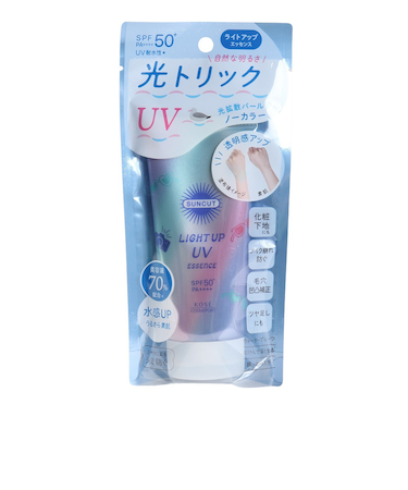 コーセー（KOSE）日焼け止め サンスクリーン サンカットR ライトアップUV エッセンス ノーカラー 80g 暑さ対策 日差し対策 紫外線対策