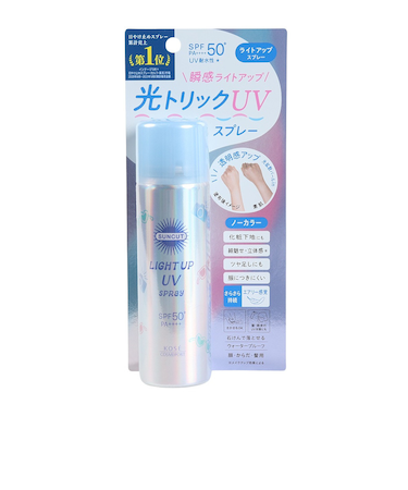 コーセー（KOSE）日焼け止め サンスクリーン サンカットR ライトアップUV スプレー ノーカラー 60g 暑さ対策 日差し対策 紫外線対策