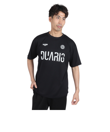 デュアリグ（DUARIG）サッカーウェア ドライプラスクール プラクティス 半袖シャツ 4S0027-SCWR-741ES BLK 冷感 速乾