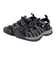 キーン（KEEN）サンダル ウィスパー ブラック 1028815 シャワーサンダル 軽量 クッション性 速乾性 抗菌防臭加工 防滑性 タウン