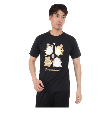 ゴーセン（GOSEN）pochaneco ぽちゃ猫 半袖Tシャツ Sサイズ J24X0139S