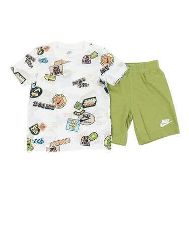 ナイキ（NIKE）トドラー NKB B NSW AOP FT ショート セット 76L693-EH3