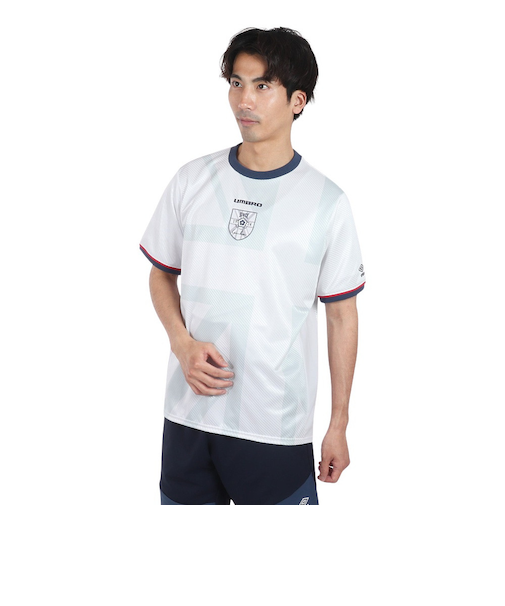 アンブロ（UMBRO）サッカーウェア 100周年 ゲ-ムシャツ UUUXJA00 WHT