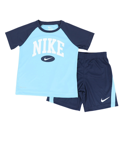 ナイキ（NIKE）ボーイズ NK DF RAGLAN MESH SHORT 上下セット 86L729-U90