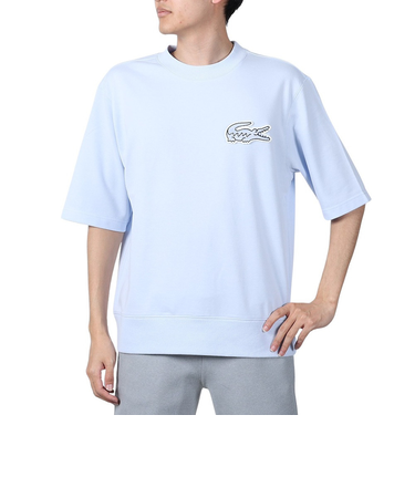 ラコステ（LACOSTE）オーバーサイズ クロックエンブレム スウェットTシャツ SH058LJ-99J2G