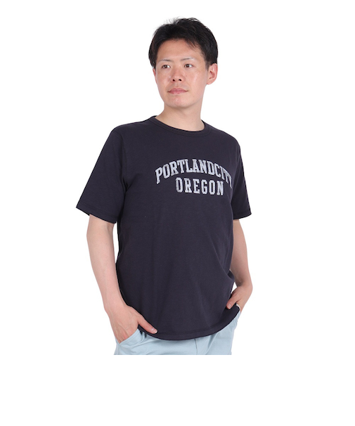 エルケクス(ELKEX)半袖クルーネックTシャツ PORT.OREGON EKM4S10009 NVY