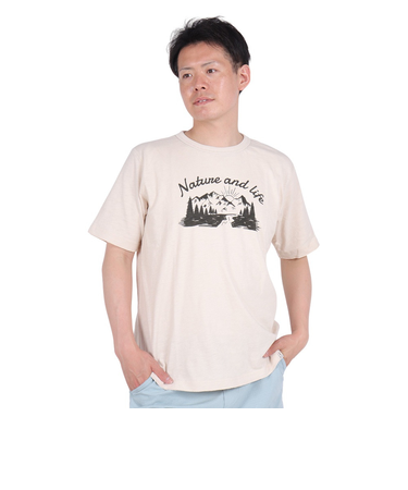 エルケクス(ELKEX)クルーネック半袖Tシャツ NATURE&LIFE EKM4S10013 BEG