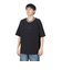 襟ライン ロゴ刺繍 半袖Tシャツ BU2345805:19:BLACK