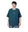襟ライン ロゴ刺繍 半袖Tシャツ BU2345805:65:GREEN