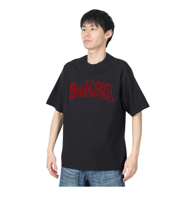 プリント 半袖Tシャツ BU2345809:19:BLACK