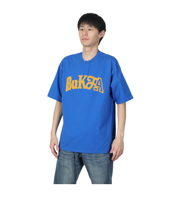 プリント 半袖Tシャツ BU2345809:74:BLUE