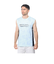 ドライプラスクール シャインブロック メッシュ ノースリーブTシャツ CT4S0019-TR863-GRSD SAX