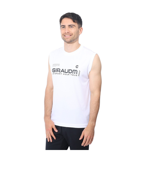 ドライプラスクール シャインブロック メッシュ ノースリーブ CT4S0031-TR863-GRES WHT