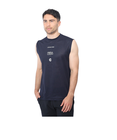 ドライプラス メッシュ ノースリーブTシャツ CT4S0033-TR863-GRES NVY