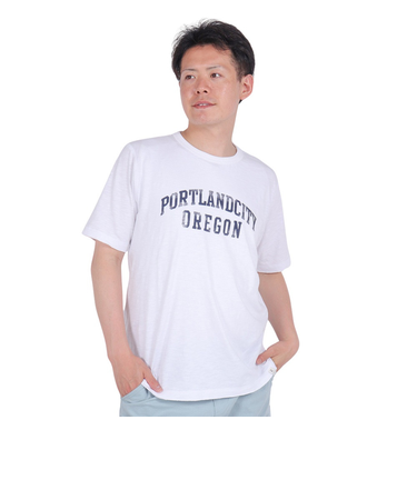 エルケクス(ELKEX)PORT.OREGON 半袖クルーネックTシャツ EKM4S10009 WHT