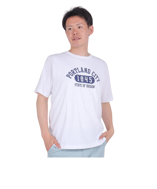 エルケクス(ELKEX)PORT.C.1845 半袖クルーネックTシャツ EKM4S10010 WHT