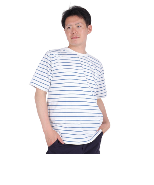 エルケクス（ELKEX）ベーシック クルー半袖Tシャツ EKM3S10005 WHXBL