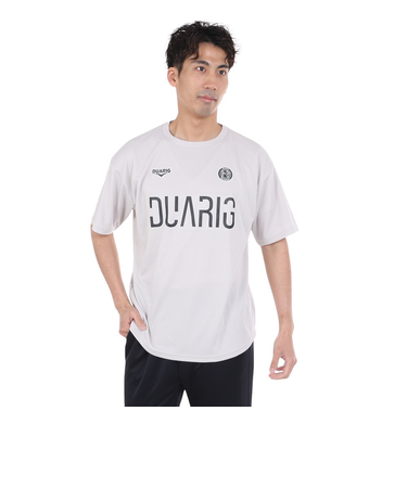 デュアリグ（DUARIG）サッカーウェア ドライプラスクール プラクティス 半袖シャツ 4S0027-SCWR-741ES GRY 冷感 速乾