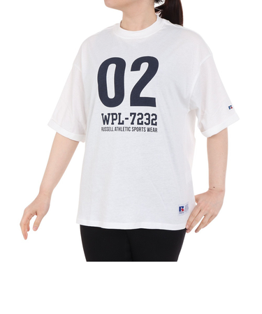 ラッセル（RUSSELL）ナンバリング ワイド Tシャツ RBL24S1014 WHT