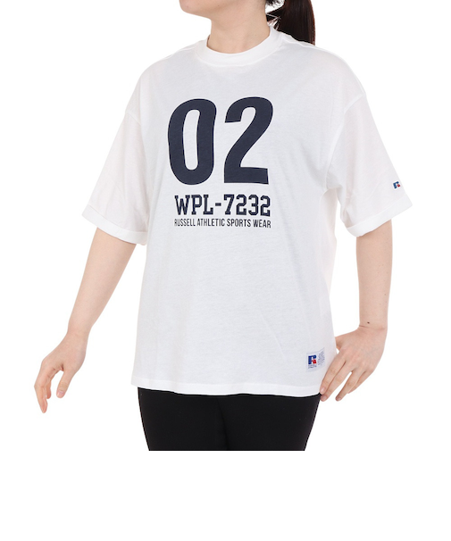 ラッセル（RUSSELL）ナンバリング ワイド Tシャツ RBL24S1014 WHT