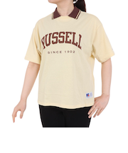 ラッセル（RUSSELL）襟付き カレッジ ワイド Tシャツ RBL24S1012 CRM