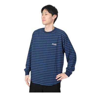 ボーダー長袖Tシャツ BU2345804 79 NAVY
