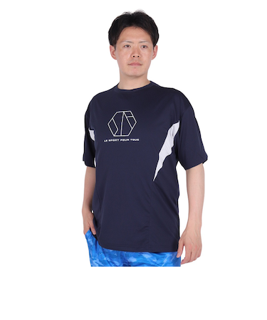 VIATEX DRY メッシュ Tシャツ CT4S0021-TR863-GRES NVY