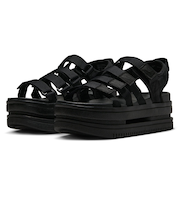 ナイキ（NIKE）スポーツサンダル ウィメンズ アイコンクラシックサンダル ブラック DH0223-004 厚底 面ファスナー レジャー 街履き ビーチ