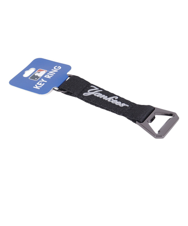 メジャーリーグ（MAJOR LEAGUE）MLB キーチェーン 栓抜きストラップ YK-KEY06/BLACK