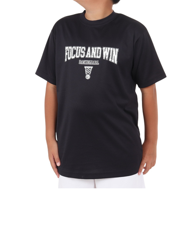 エックスティーエス(XTS)バスケットボールウェア ジュニア ドライプラス FOCUS AND WIN 751TS4ES0017BLK 速乾