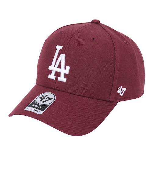 フォーティーセブン（47）ロサンゼルス・ドジャース MVP Dark Maroon キャップ B-MVP12WBV-KMA