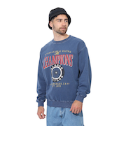 エクストララージ（XLARGE）MOTORS クルーネック スウェット トレーナー 101241012011-NAVY