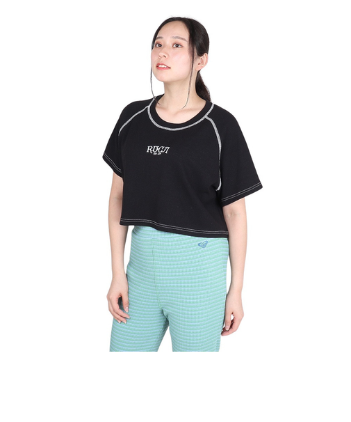 ルーカ（RVCA）カラーステッチ 半袖Tシャツ BE043216 BLK